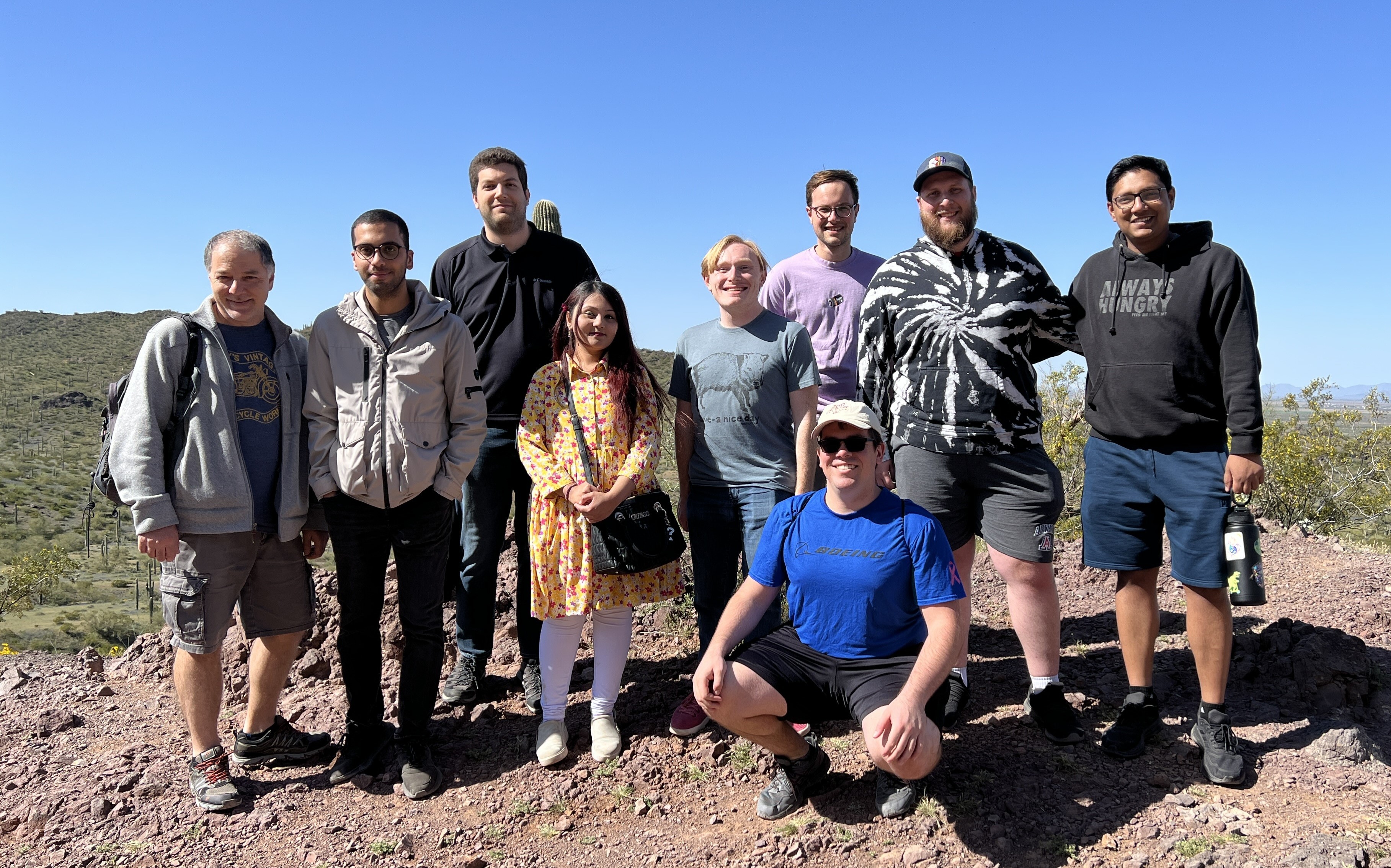 The team at our Picacho Peak trip, 2023